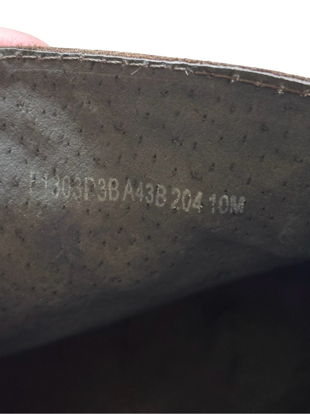 John Varvatos dark brown leather side zip ankle boots - Picture 7 of 8